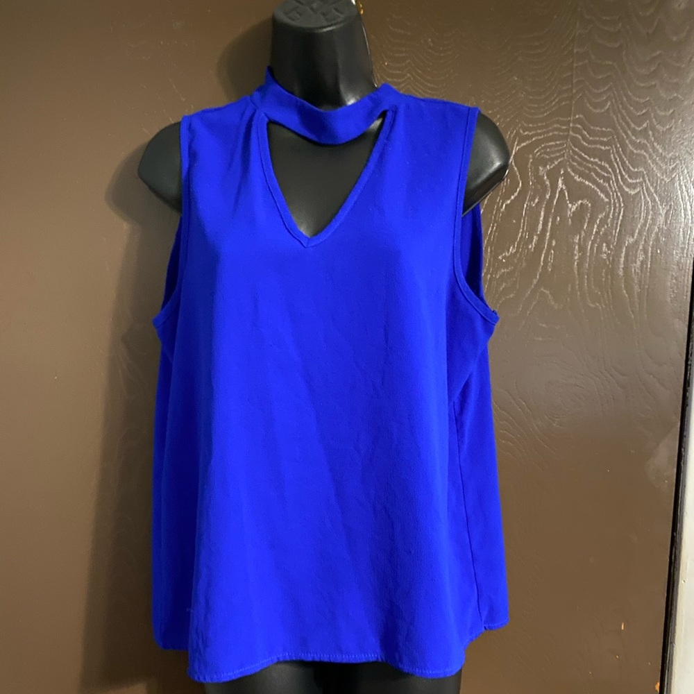 Cute blue dressy top